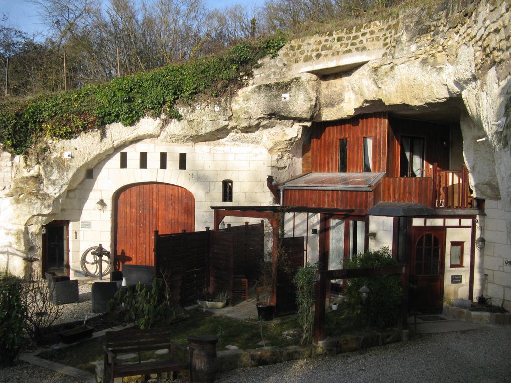 Les Troglos De Beaulieu Loches Exterior foto